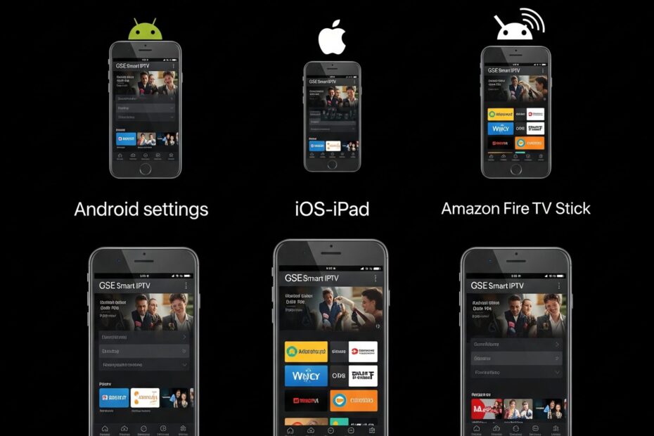 How to Install GSE Smart IPTV on Android, iOS, and Firestick