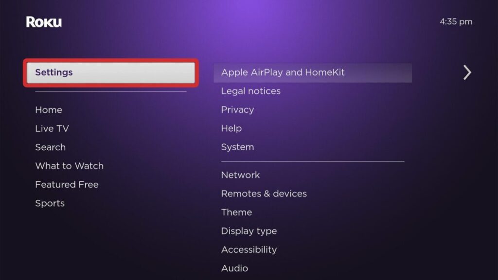 Roku Screen Mirroring