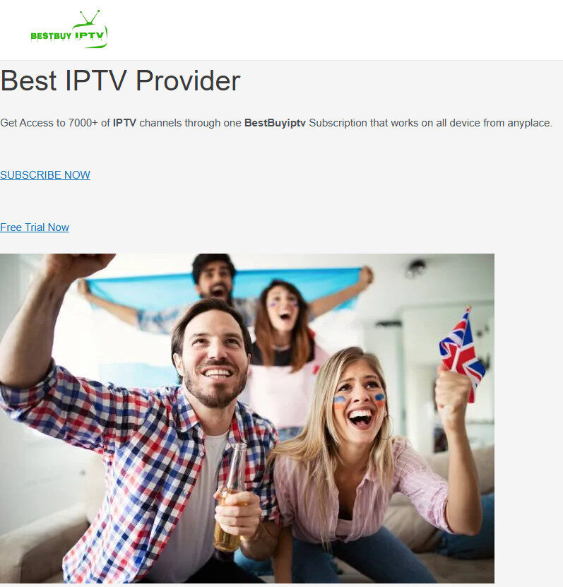 BestBuy IPTV Homepage