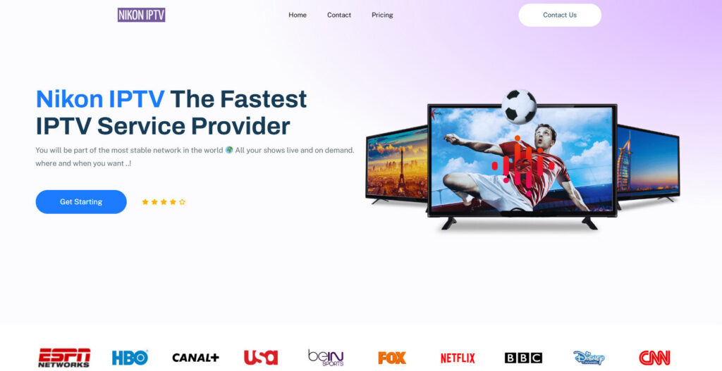 Nikon IPTV Homepage