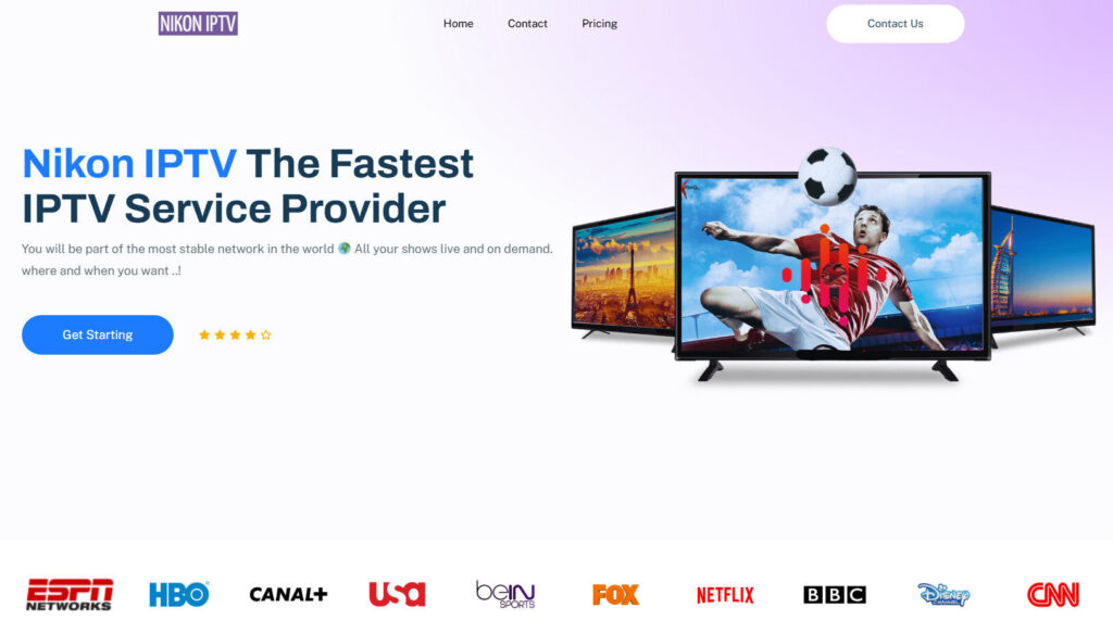 Nikon IPTV Homepage