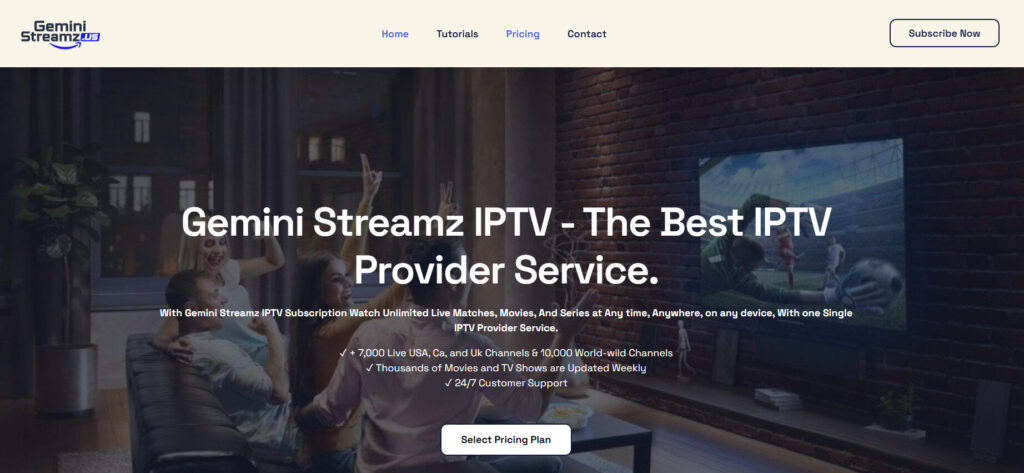 Gemini Streamz Homepage