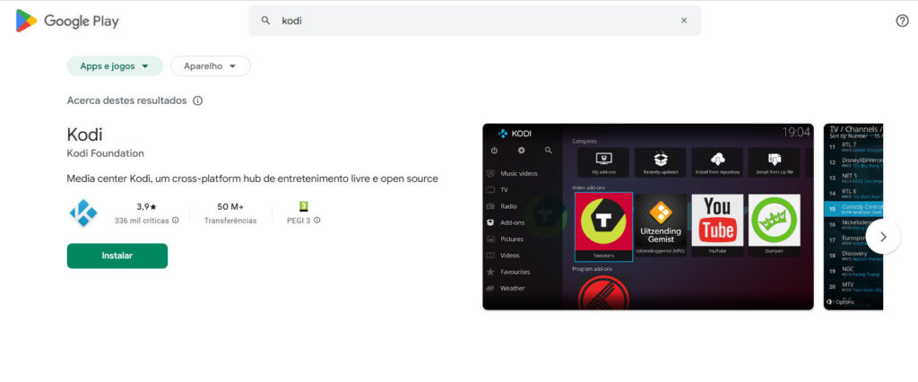 Install Kodi