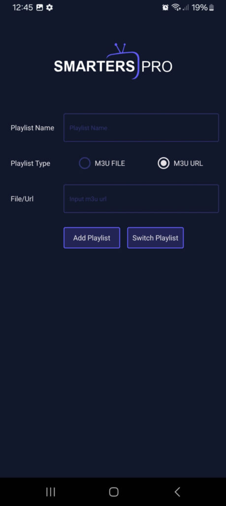 Adding IPTV playlists to IPTV Smarters Pro on iOS