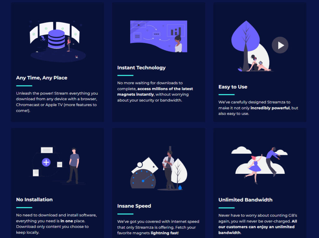 streamza features