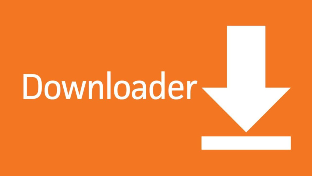 Downloader app homepage